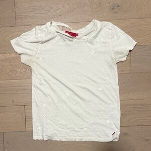 n:PHILANTHROPY Cream Tee with Embroidered Stars